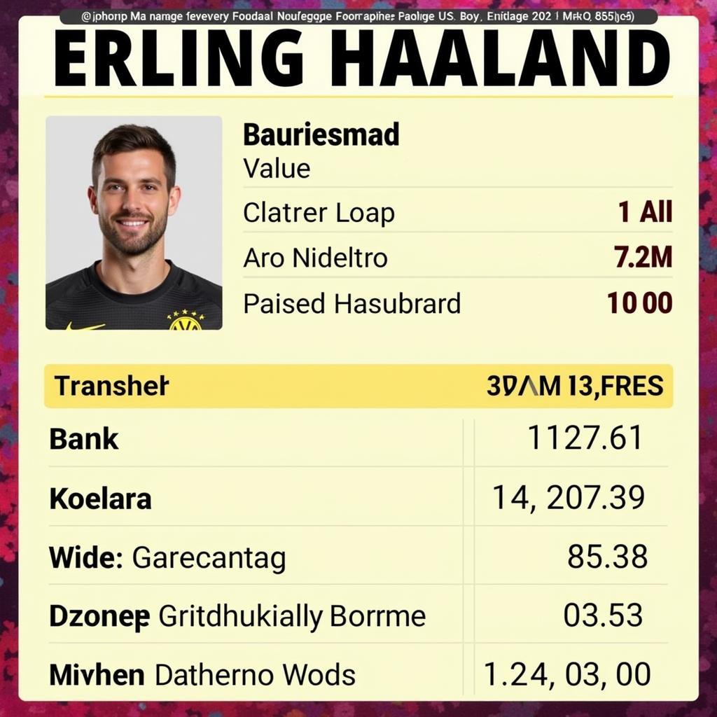 Haaland's Transfer Value in Football Manager 2021