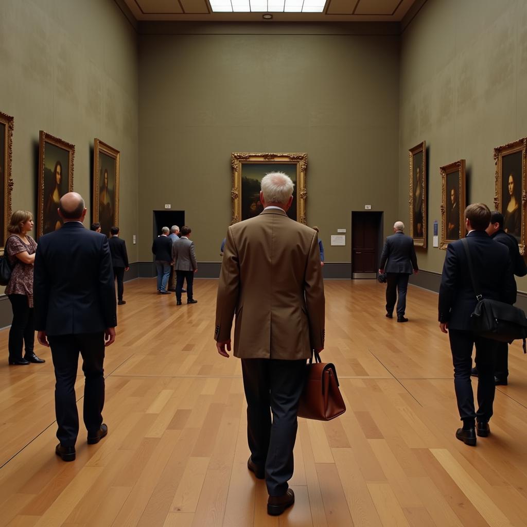 Erling Haaland Explores the Louvre Museum