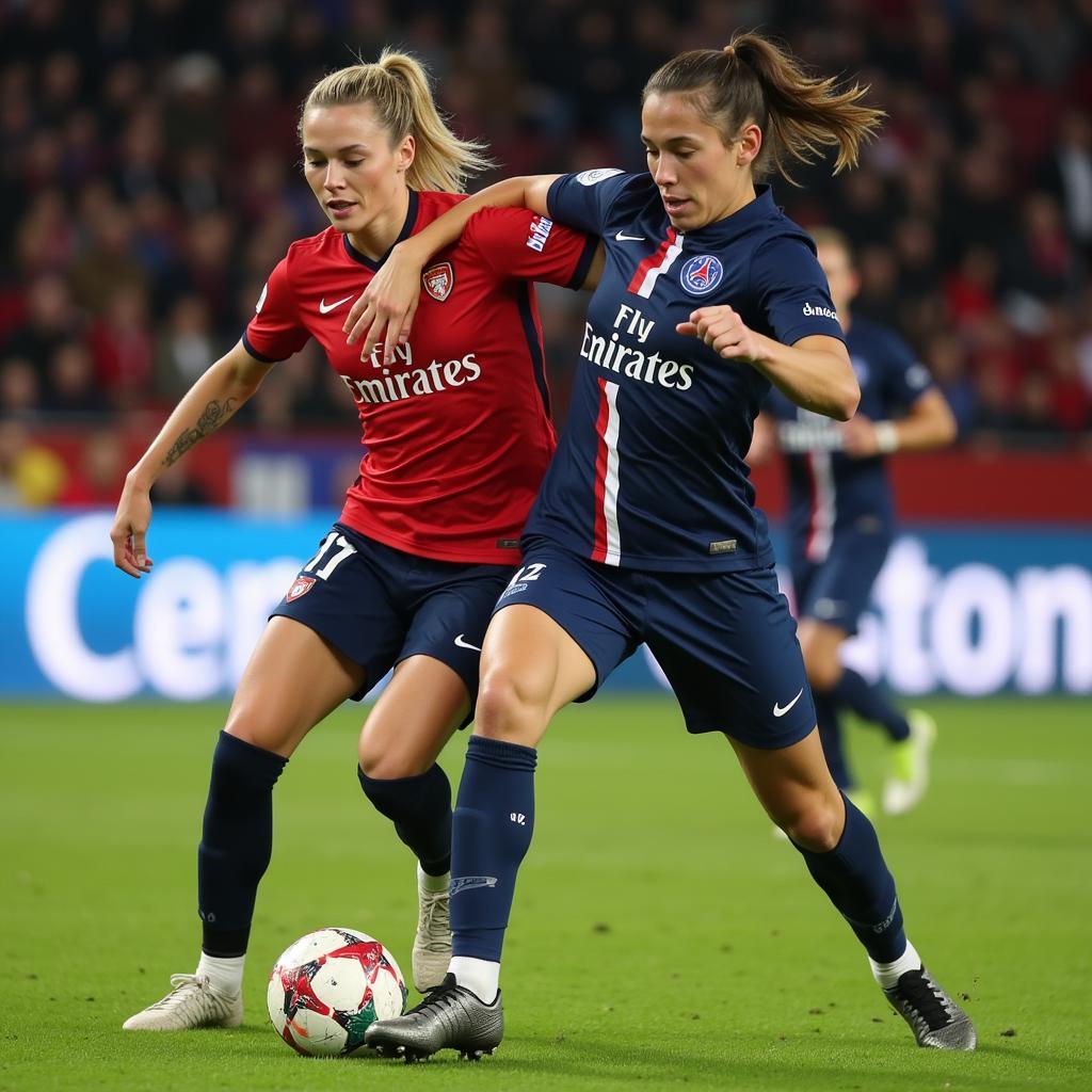 Haaland vs PSG Champions League Match