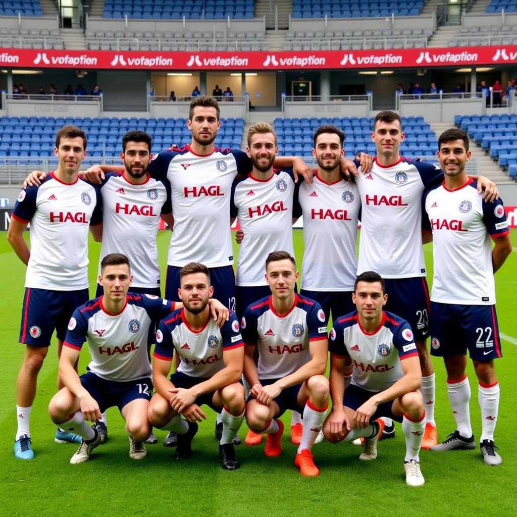 HAGL FC squad photo for the 2019 V.League season