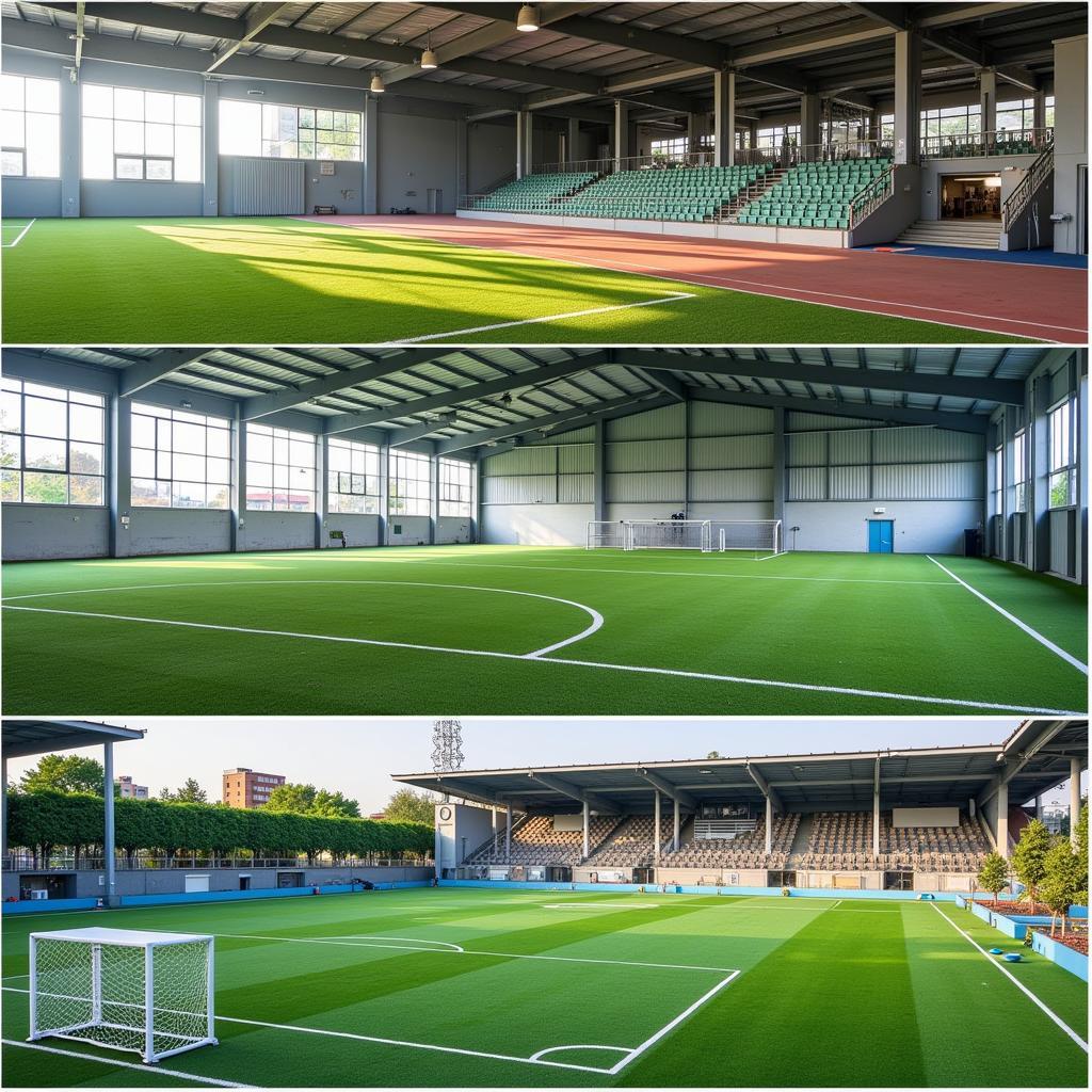 Modern training facilities in Hai Duong support player development.