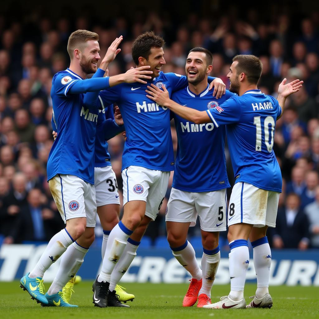 Ianis Hagi celebrating a goal for Rangers FC