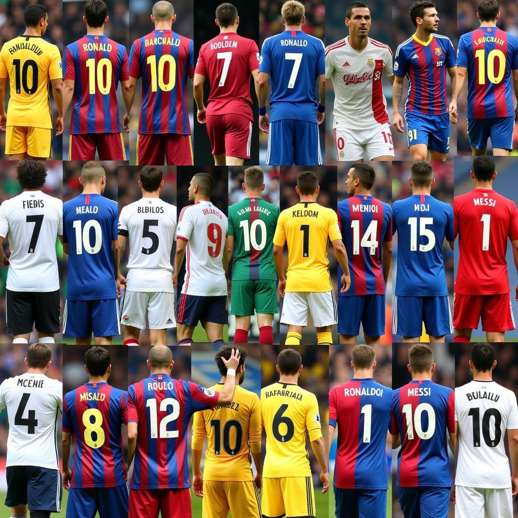 Iconic Football Players and Their Jersey Numbers