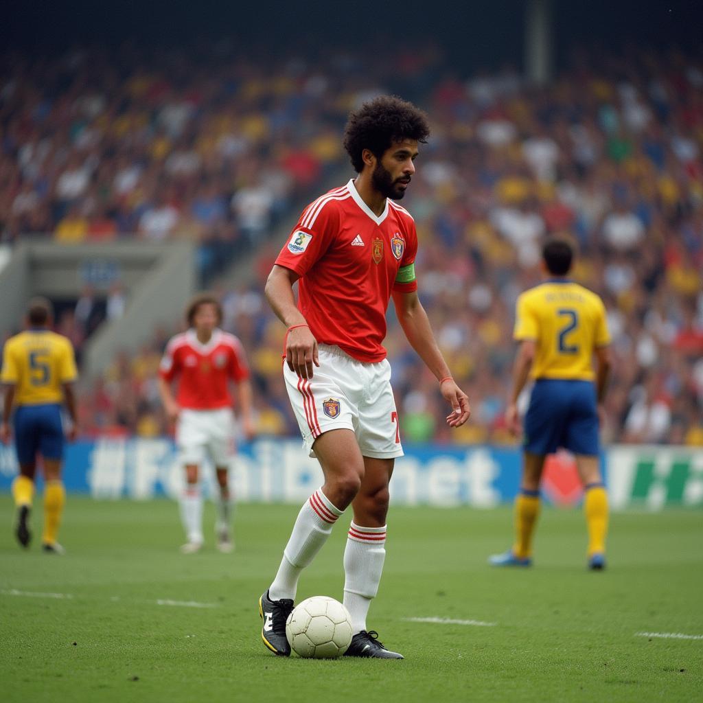 Juninho Pernambucano Taking a Free Kick