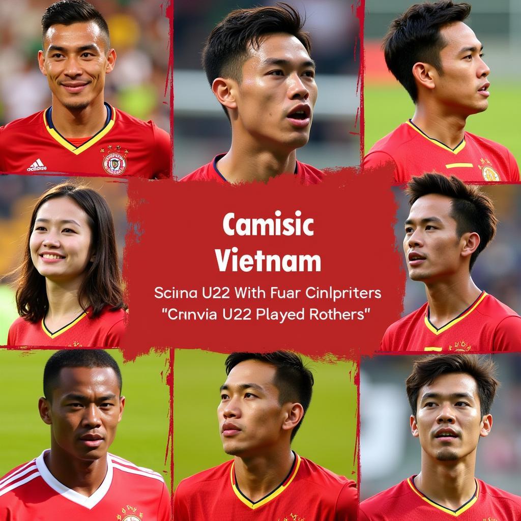 Key players of the U22 Vietnam national football team