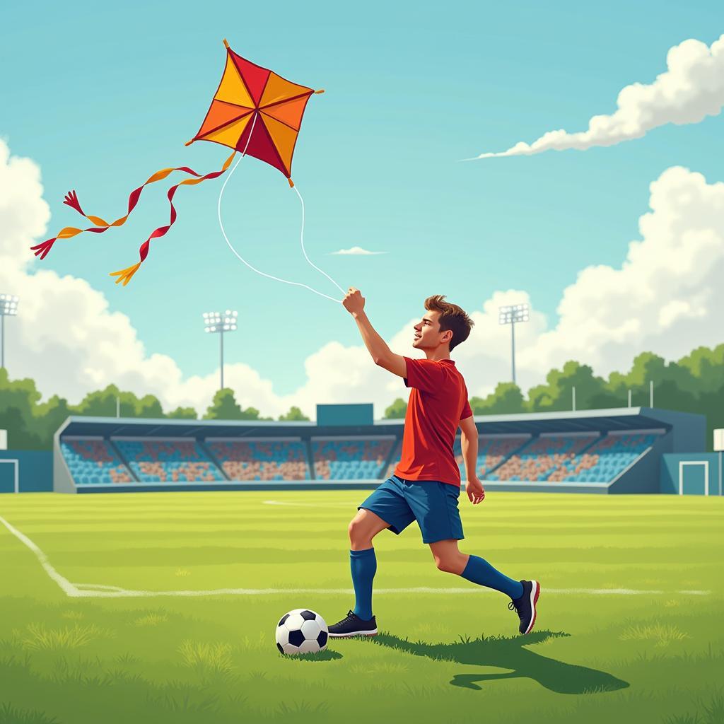 Kite Flying: A Footballer's Unexpected Training Tool