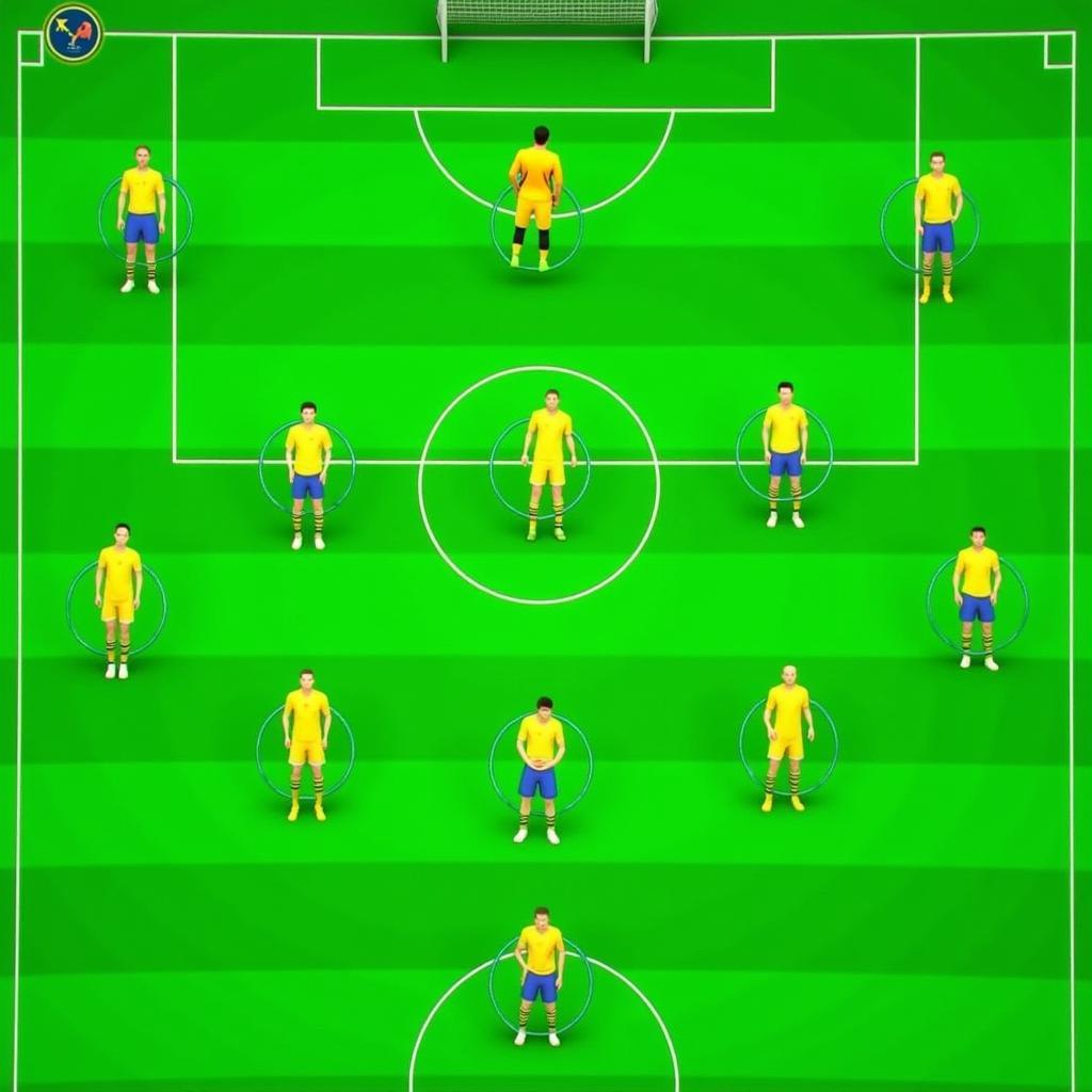 Korean FO3 Squad in 4-5-1 Formation