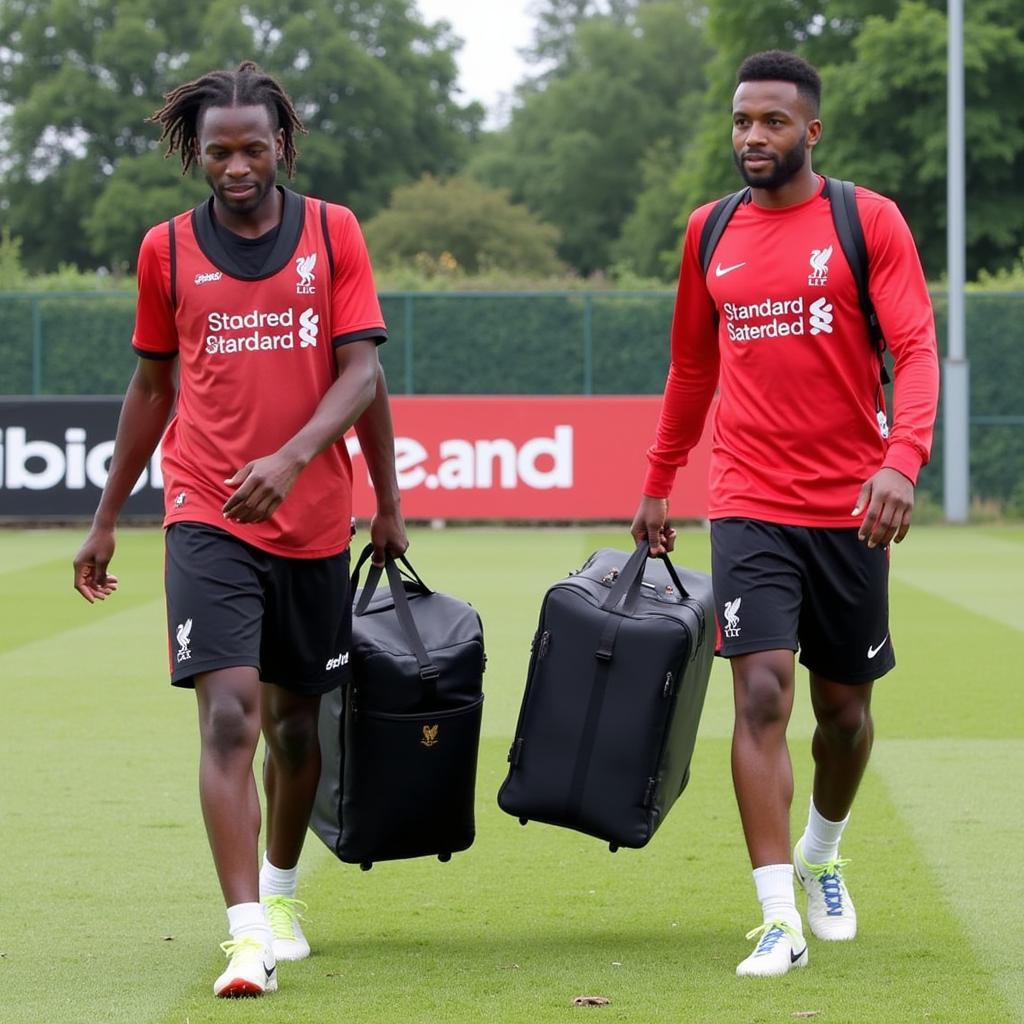 Christian Benteke and Joe Allen leaving Liverpool in 2016