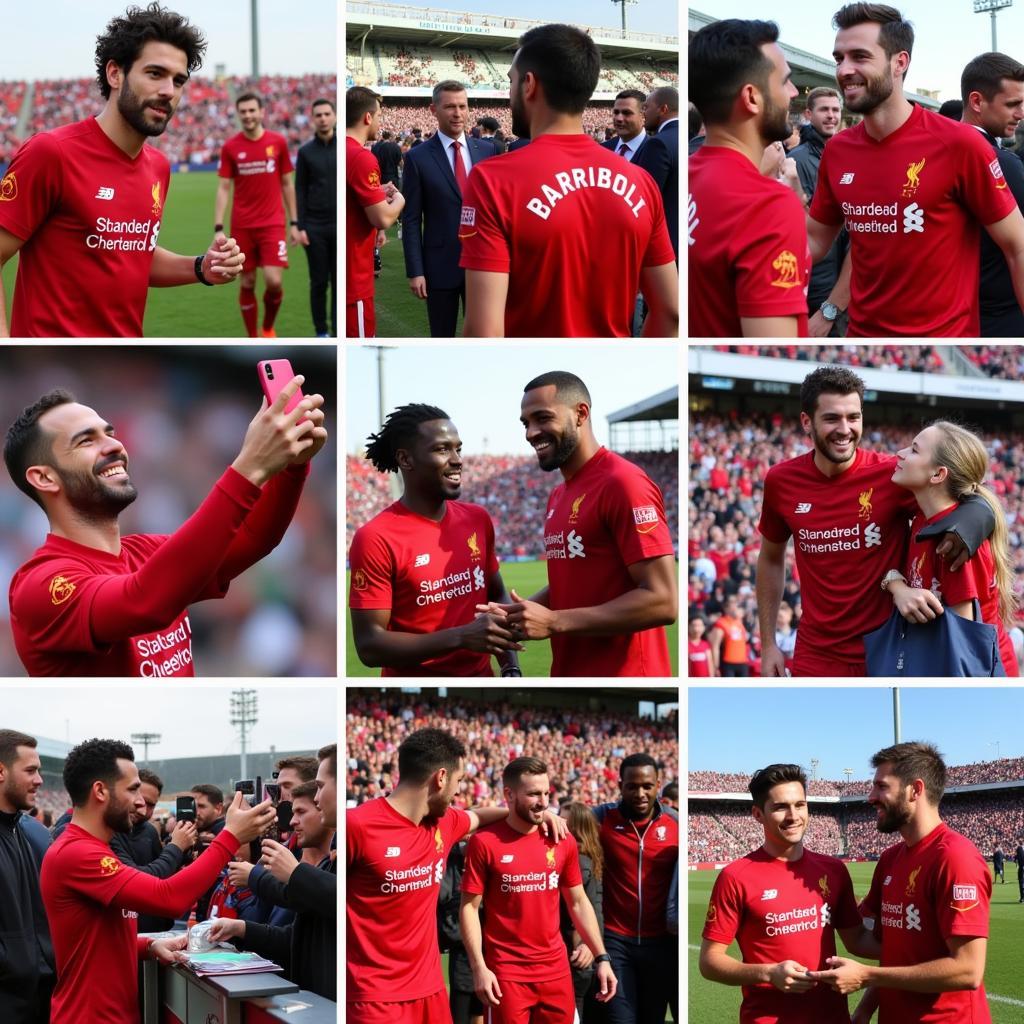 Liverpool Players Connecting with Fans