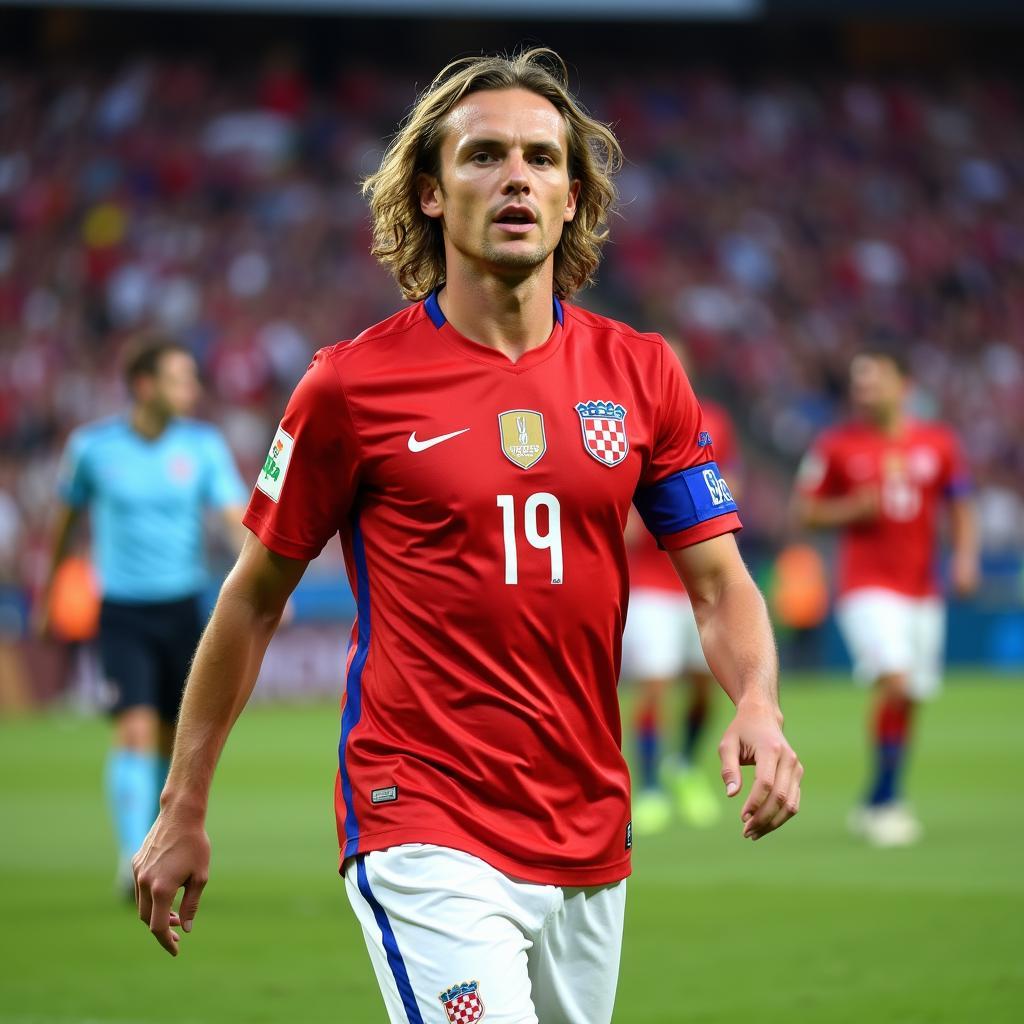 Luka Modrić Captaining Croatia at the 2018 World Cup