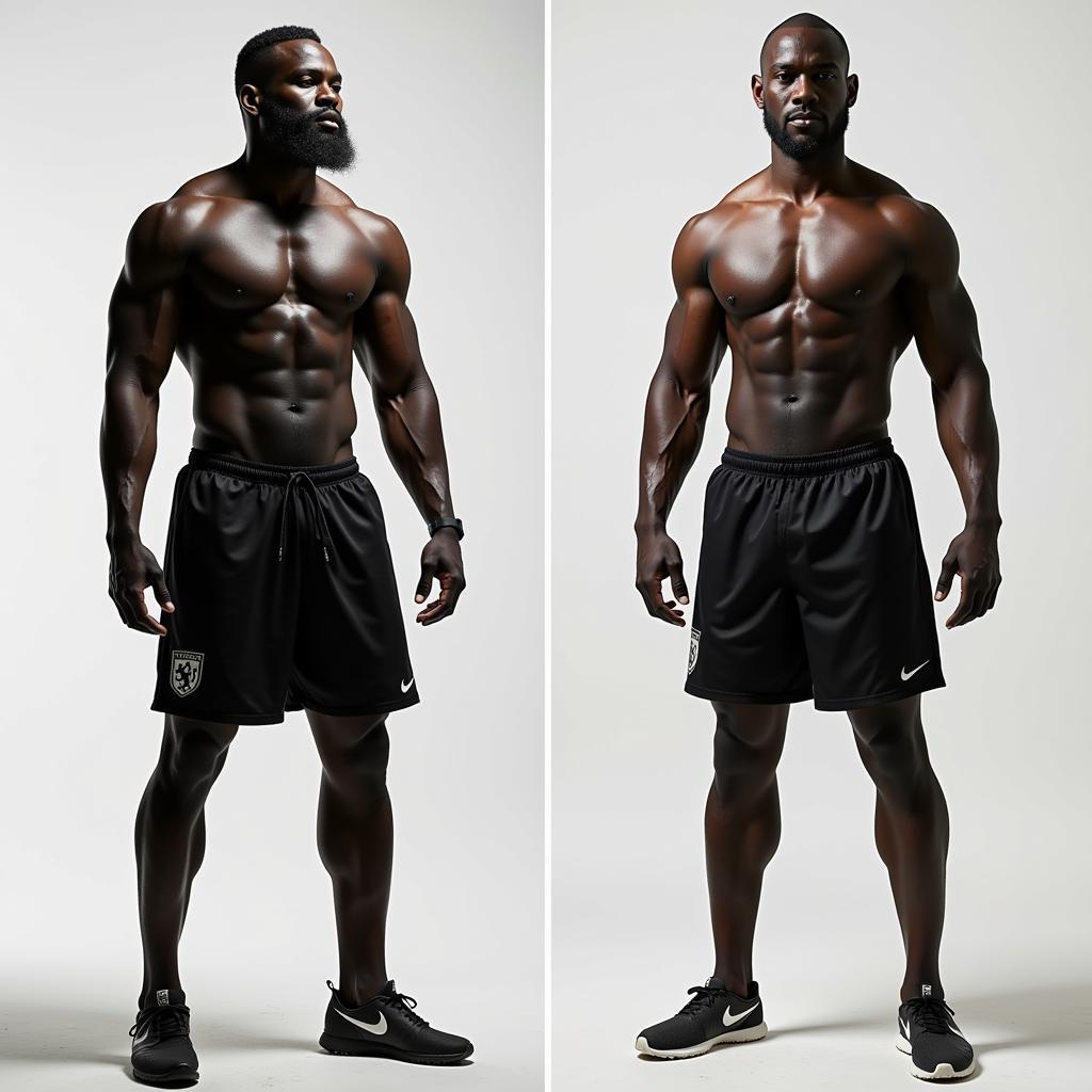 Lukaku and Haaland Physical Comparison