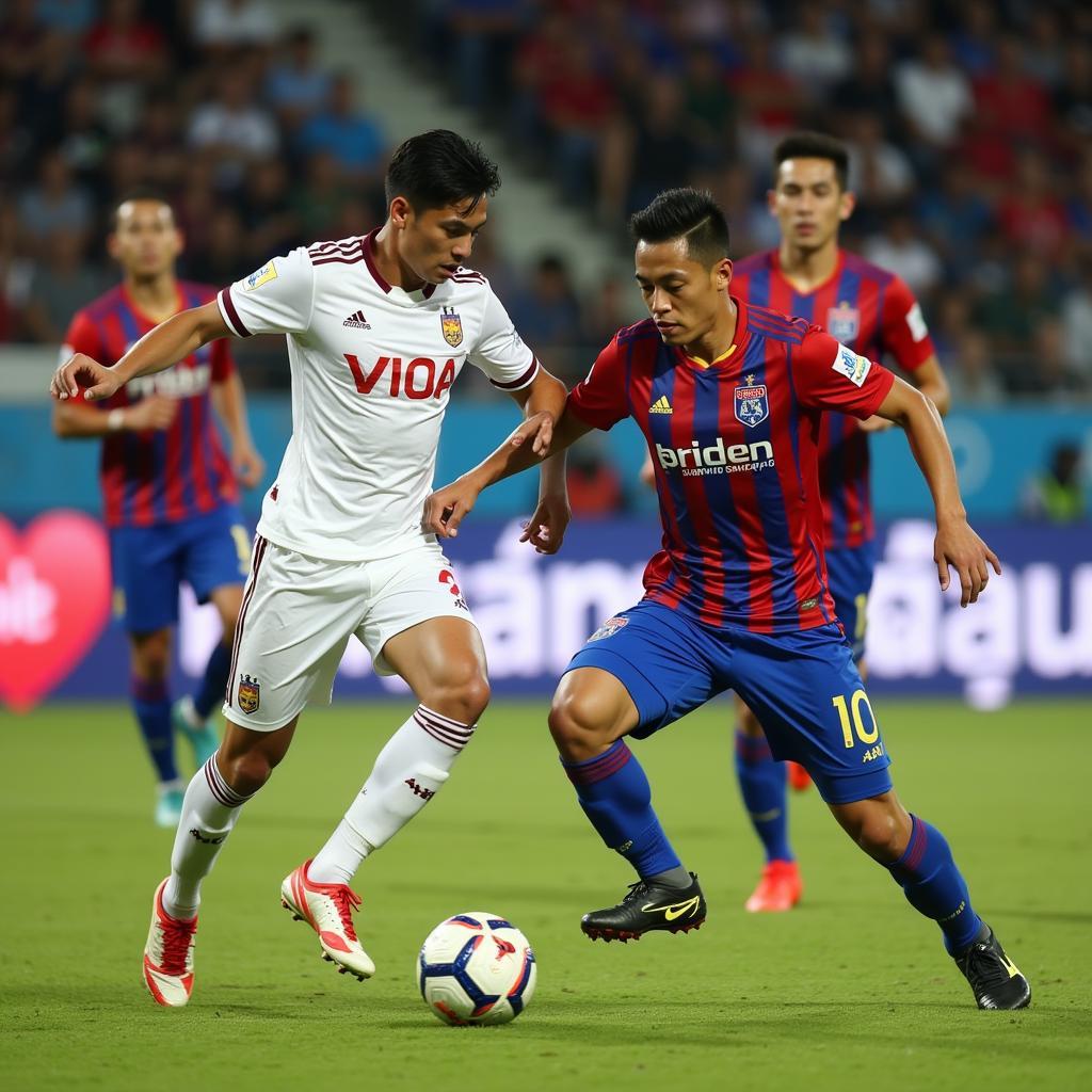 Lương Xuân Trường in Action for Buriram United