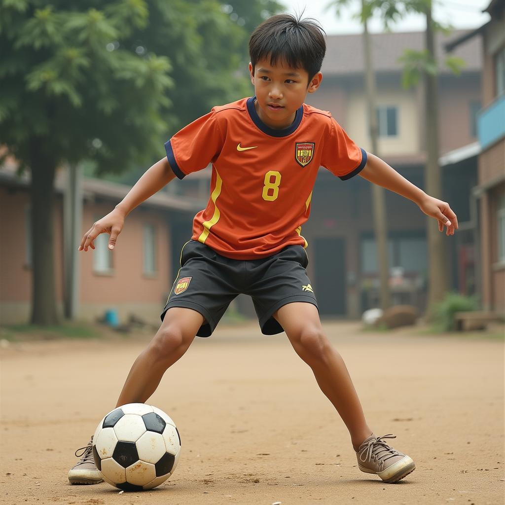 Mai Xuan Quyet in his childhood in Yen Bai