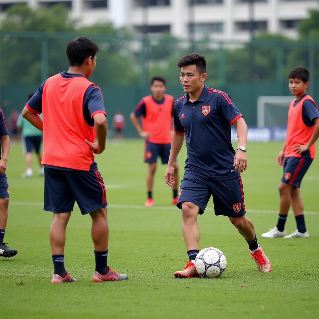 Malaysian Youth Football Training Session