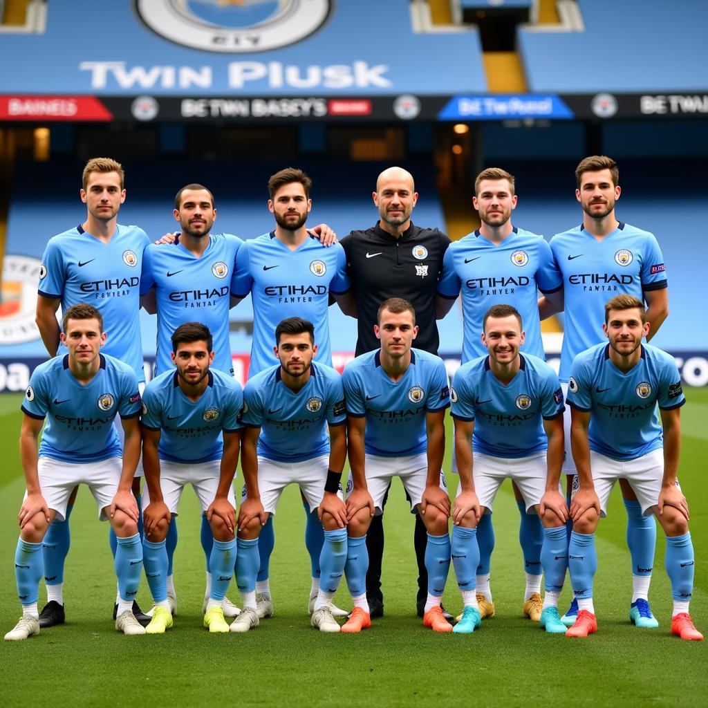 Man City 2019 Squad Lineup