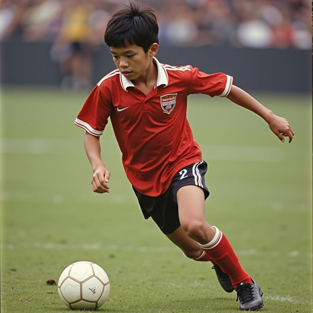 Martin Lo's early career in football