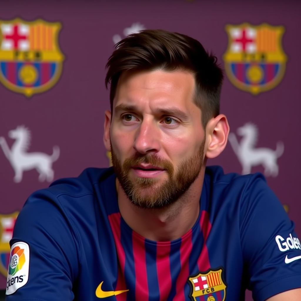 Messi's Tearful Farewell to Barcelona