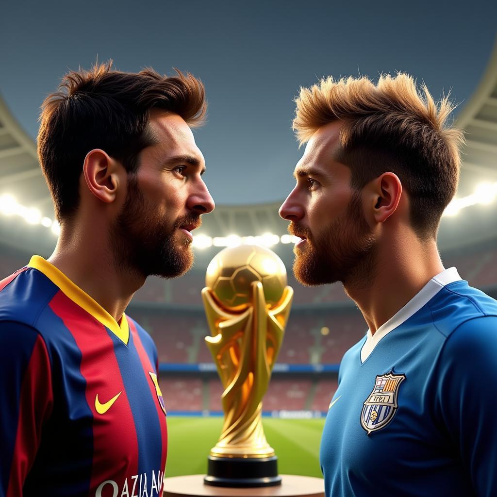 Messi and Haaland Ballon d'Or Rivalry