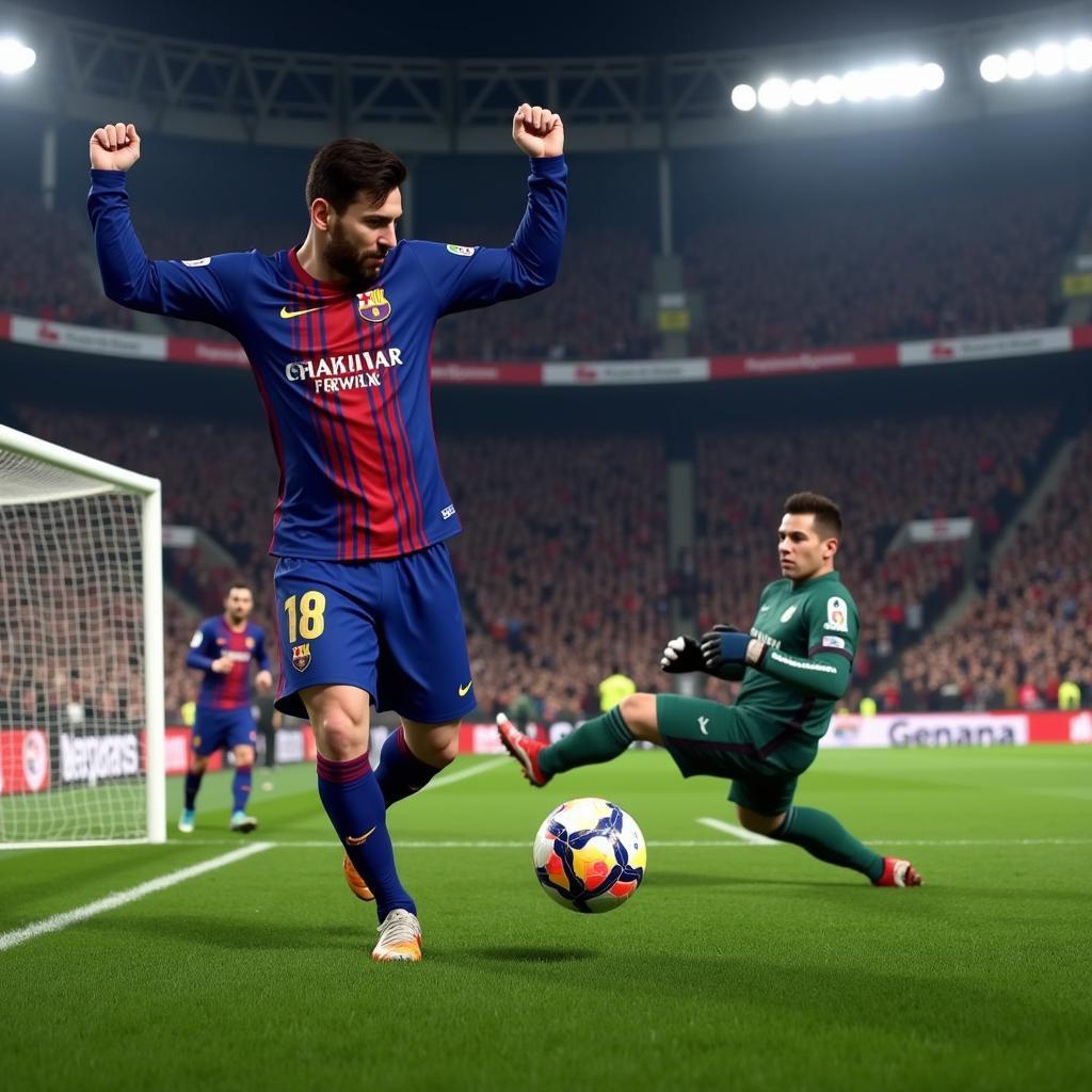 Messi Scores a Stunning ZD Goal in FIFA Online 4