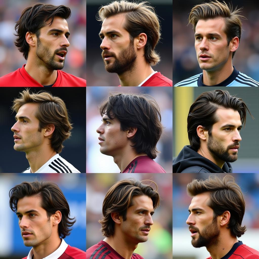 Modern Shaggy Hairstyles in Football