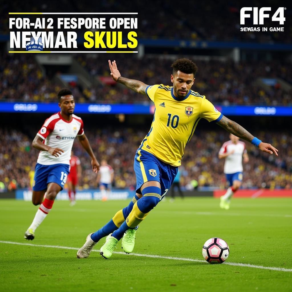 Neymar Dribbling Masterclass in FO4