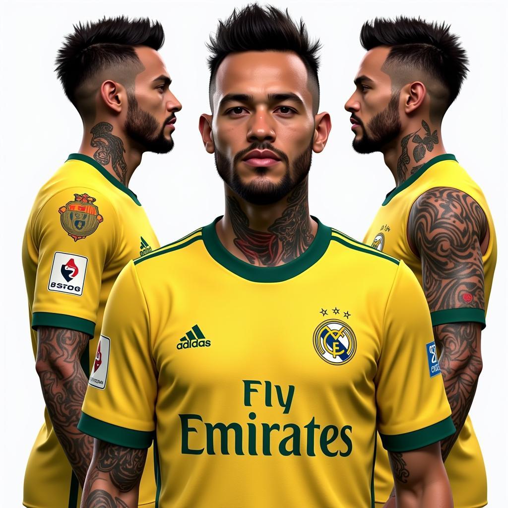 Neymar's Tattoos in FIFA Online 4