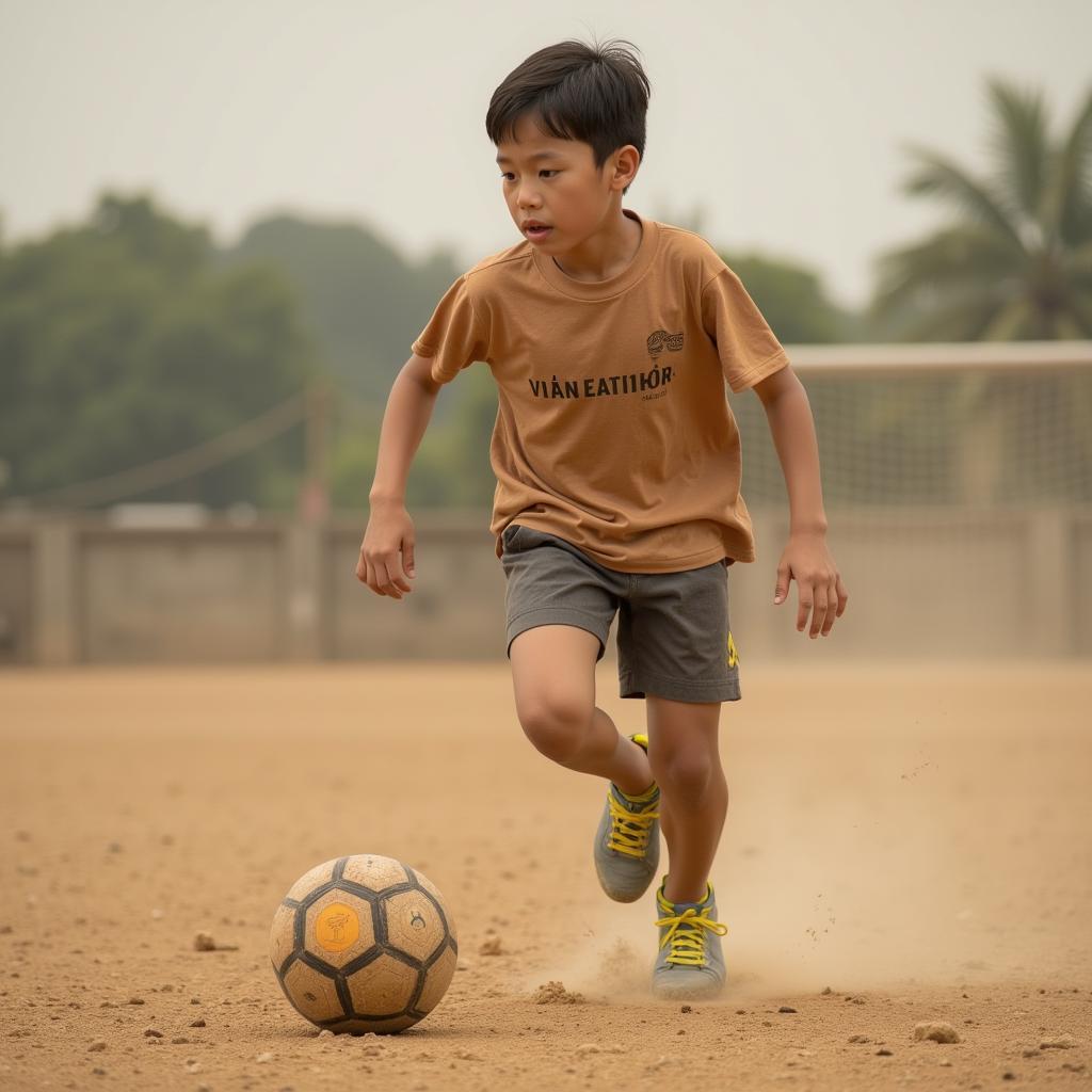 Nguyen Van Quan's early years in Vietnamese football academies