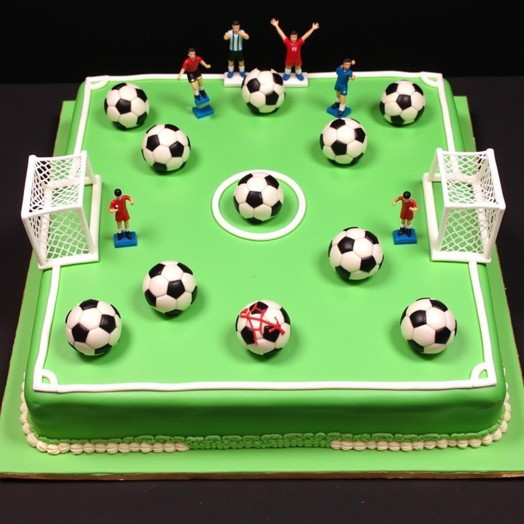 Erling Haaland Nine Goals Cake