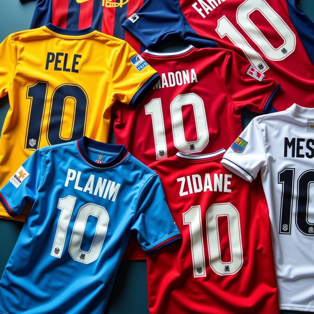 Football Legends and the Number 10 Jersey