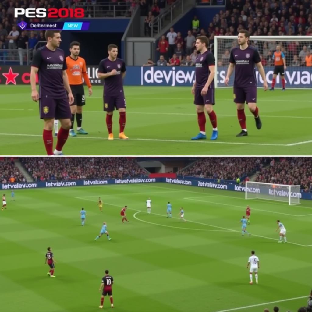 PES 2018 Gameplay Screenshot