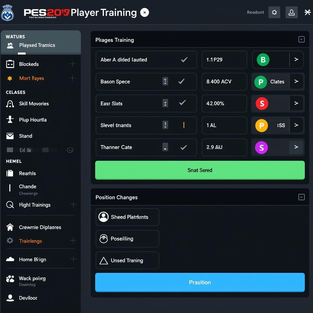 PES Player Training Overview