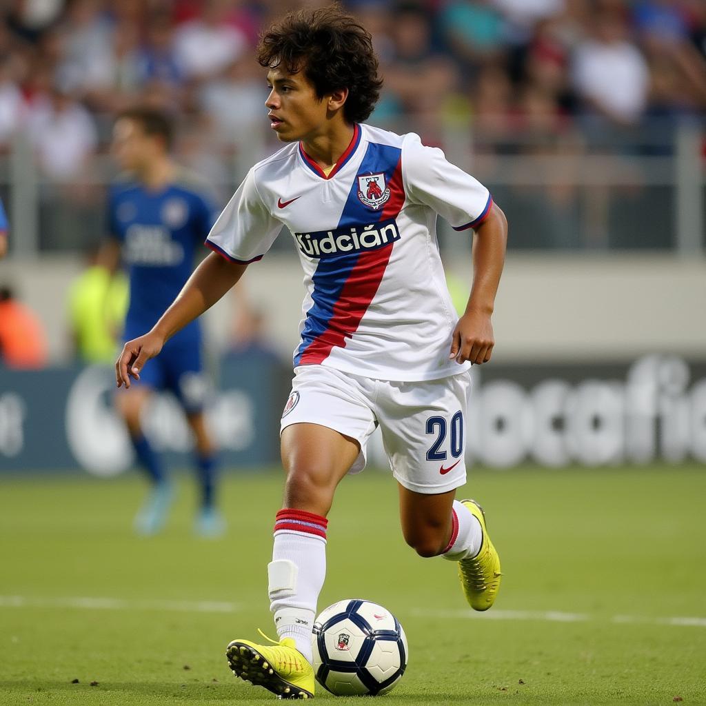 Philippe Coutinho playing for Vasco da Gama