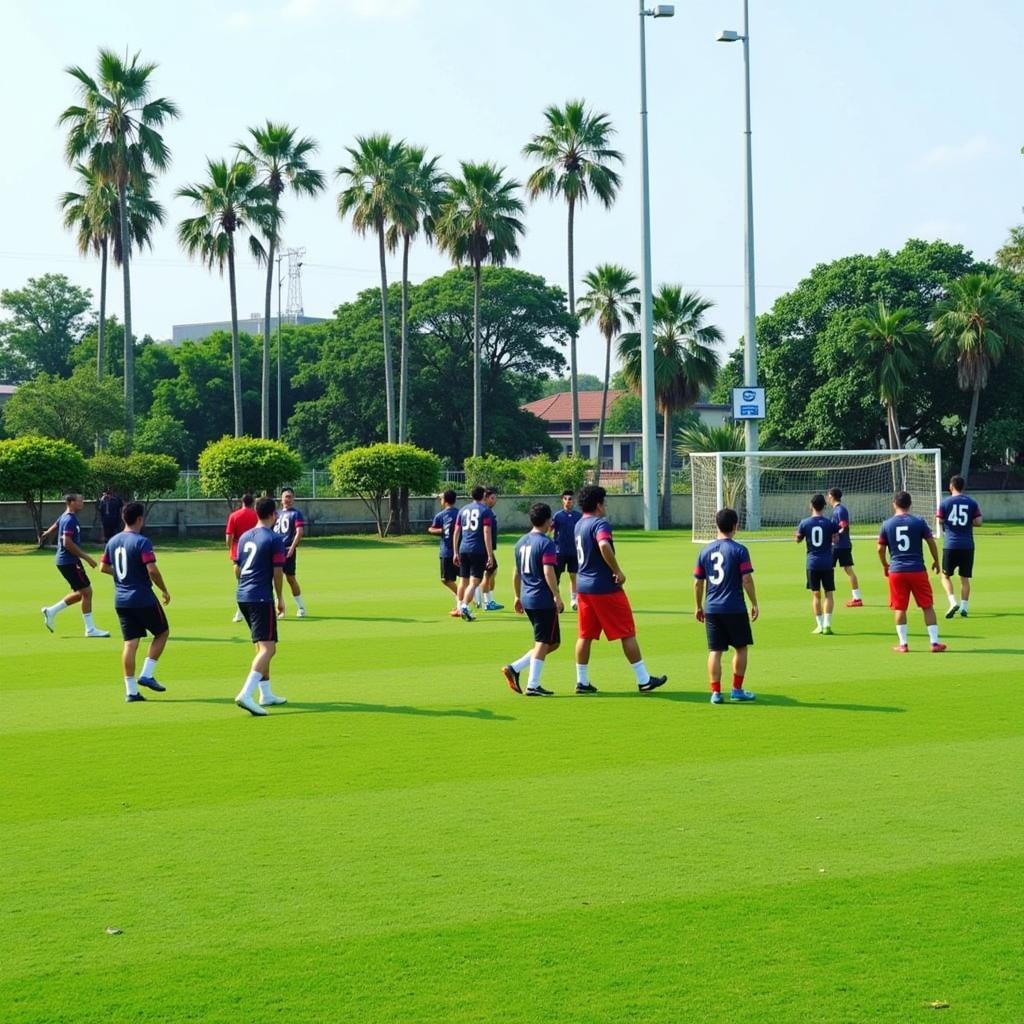 Pre-season training in Thailand