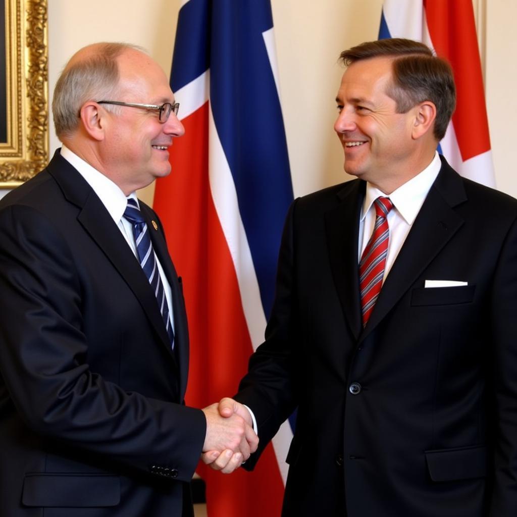 Prime Minister Meets Erling Haaland