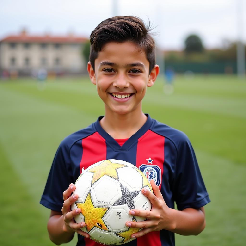 Rafael Donato in his youth team uniform