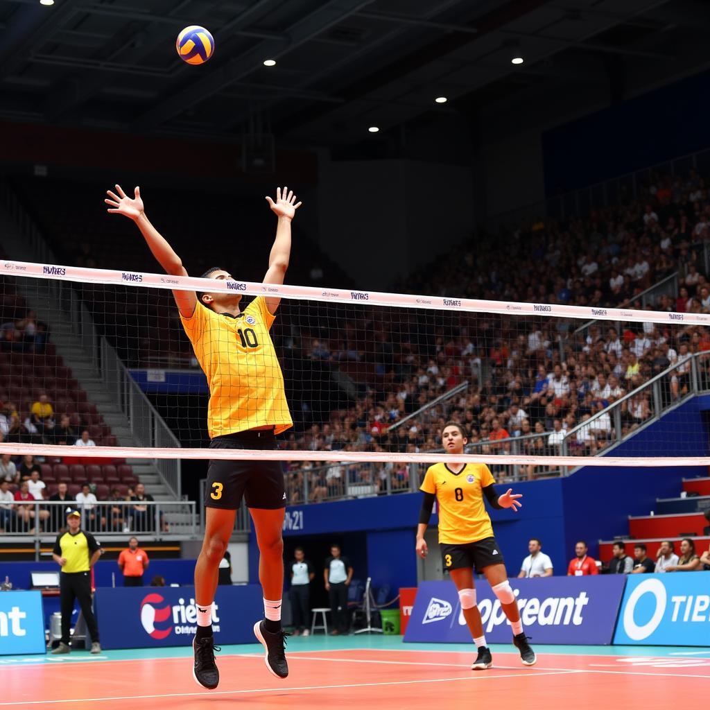 Renan Buiatti Spiking the Ball