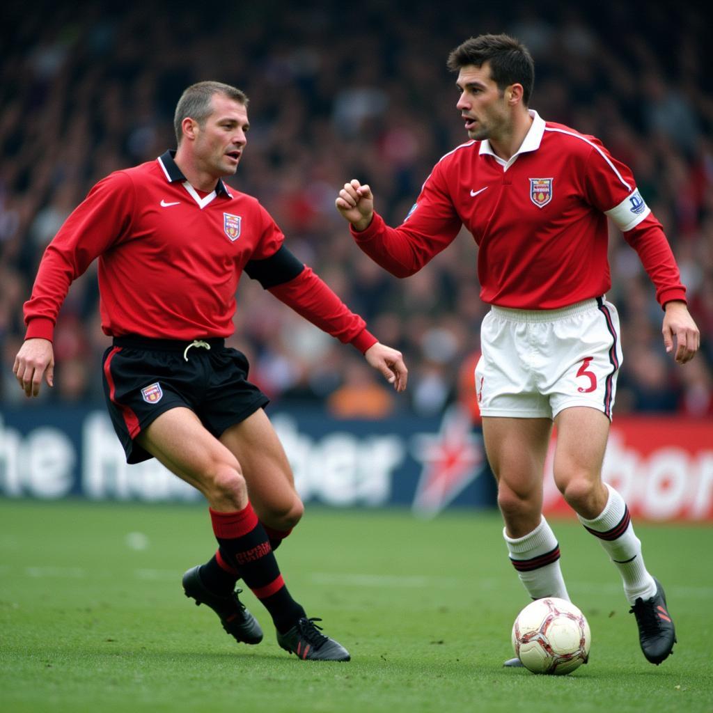 Roy Keane and Alf-Inge Haaland Manchester Derby Confrontation