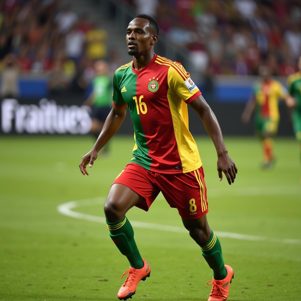 Samuel Eto'o Representing Cameroon