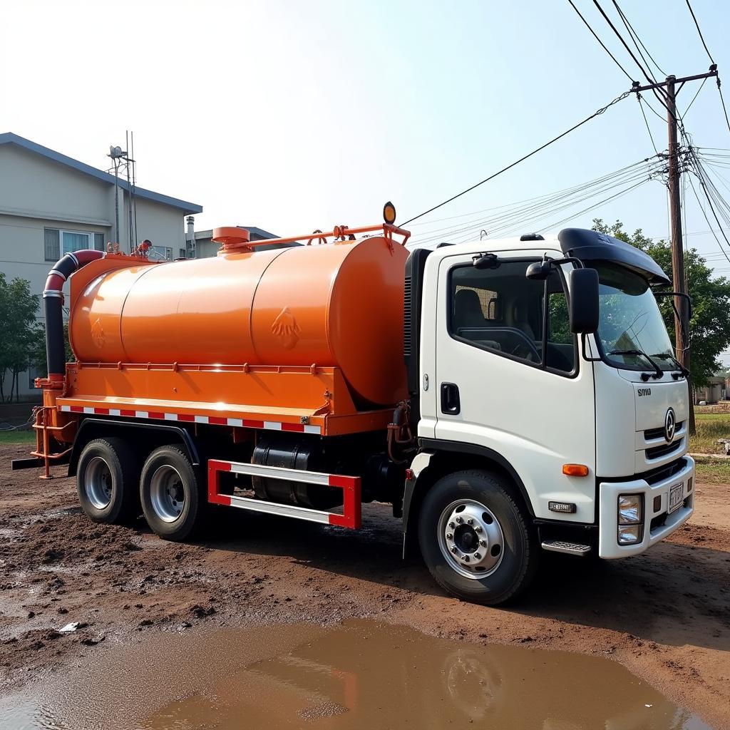 Septic Tank Pumping Process in Hiep Binh Phuoc