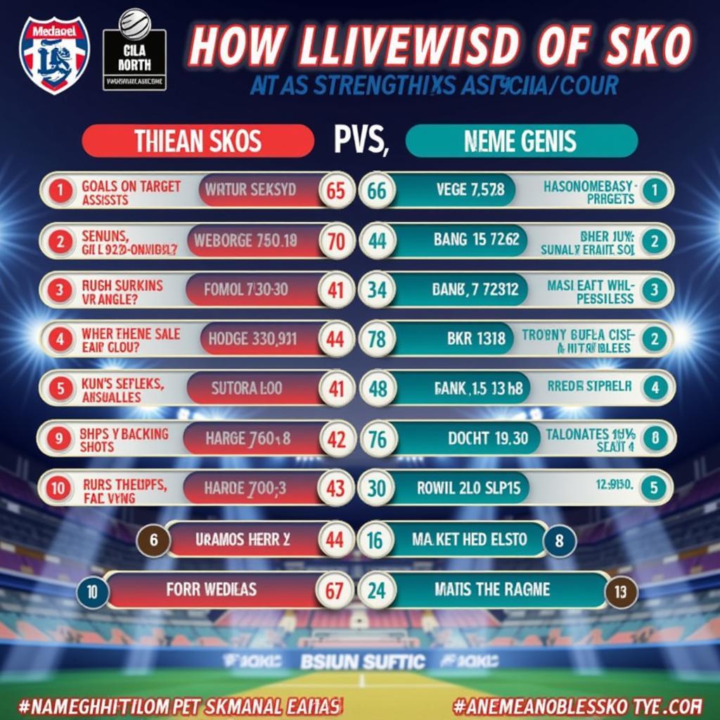 Sesko Haaland Comparison Infographic