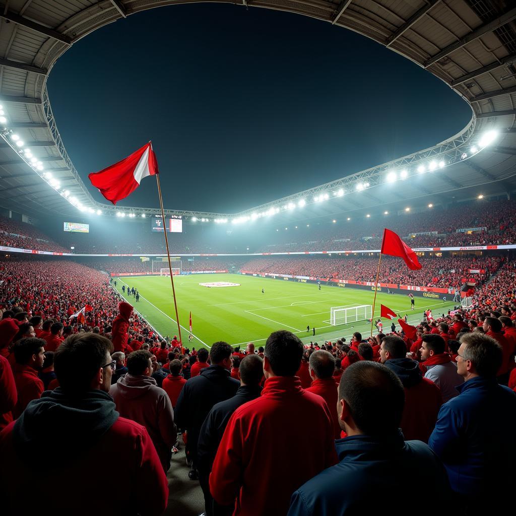 Standard Liège's stadium, Maurice Dufrasne, a historical venue in Belgian football.