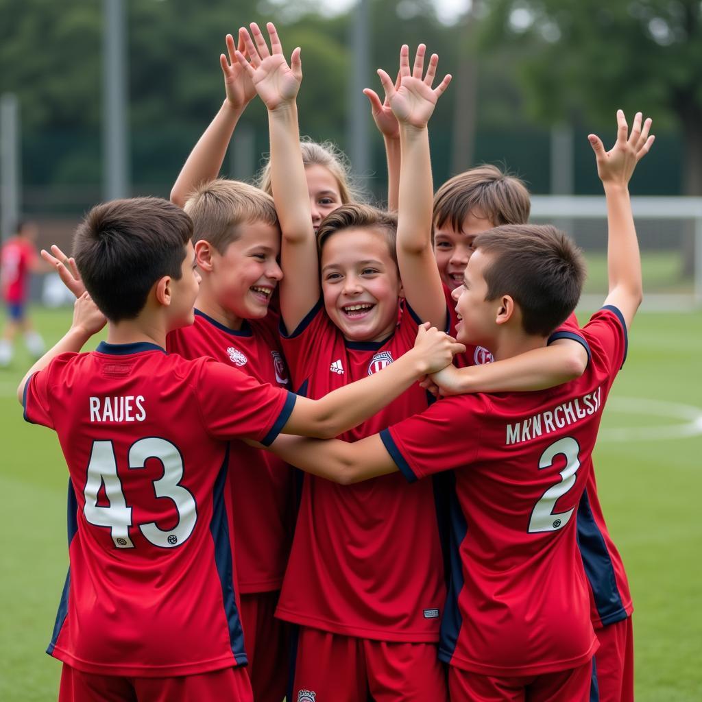 Teamwork Leads to a Goal in Cầu Thủ Nhí 2019