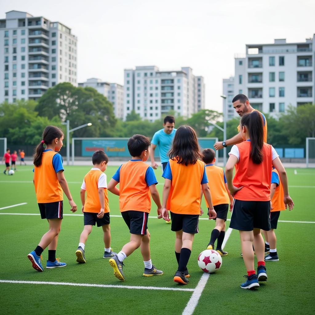 Youth Football Training in Thu Thiem 4