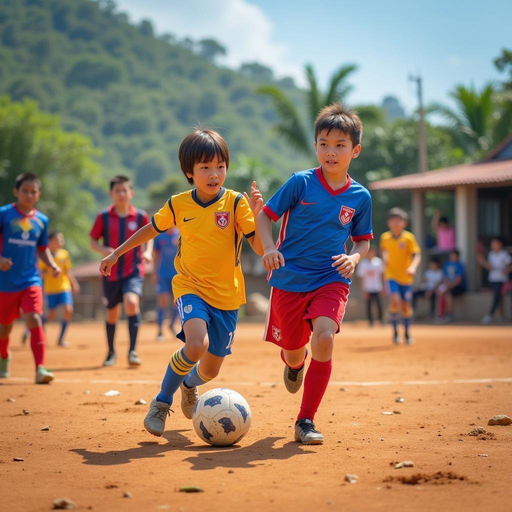 Youth Football League in Thu Thiem 4