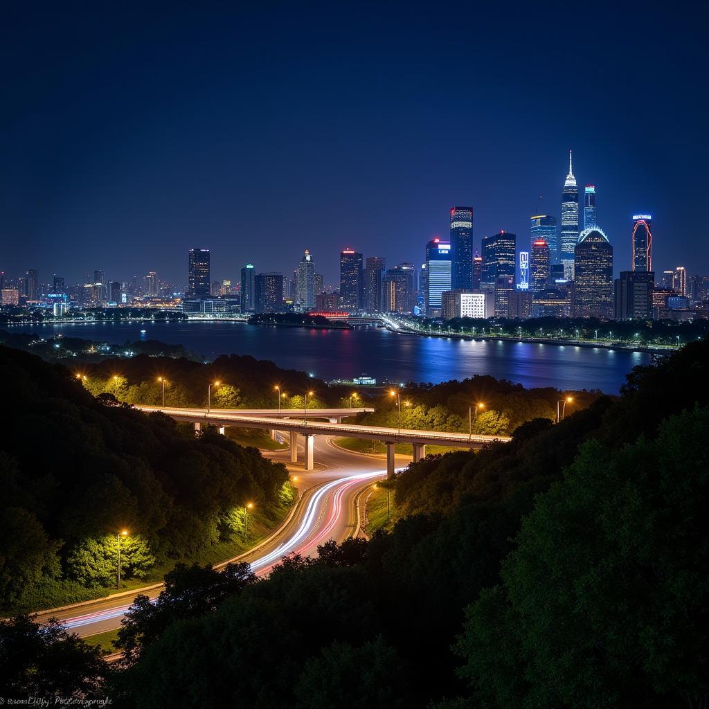 Thu Thiem Tunnel Night View