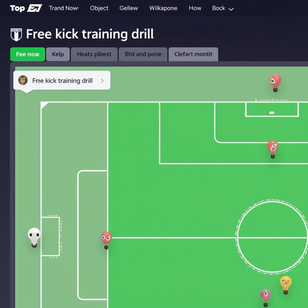 Training Free Kicks in Top Eleven