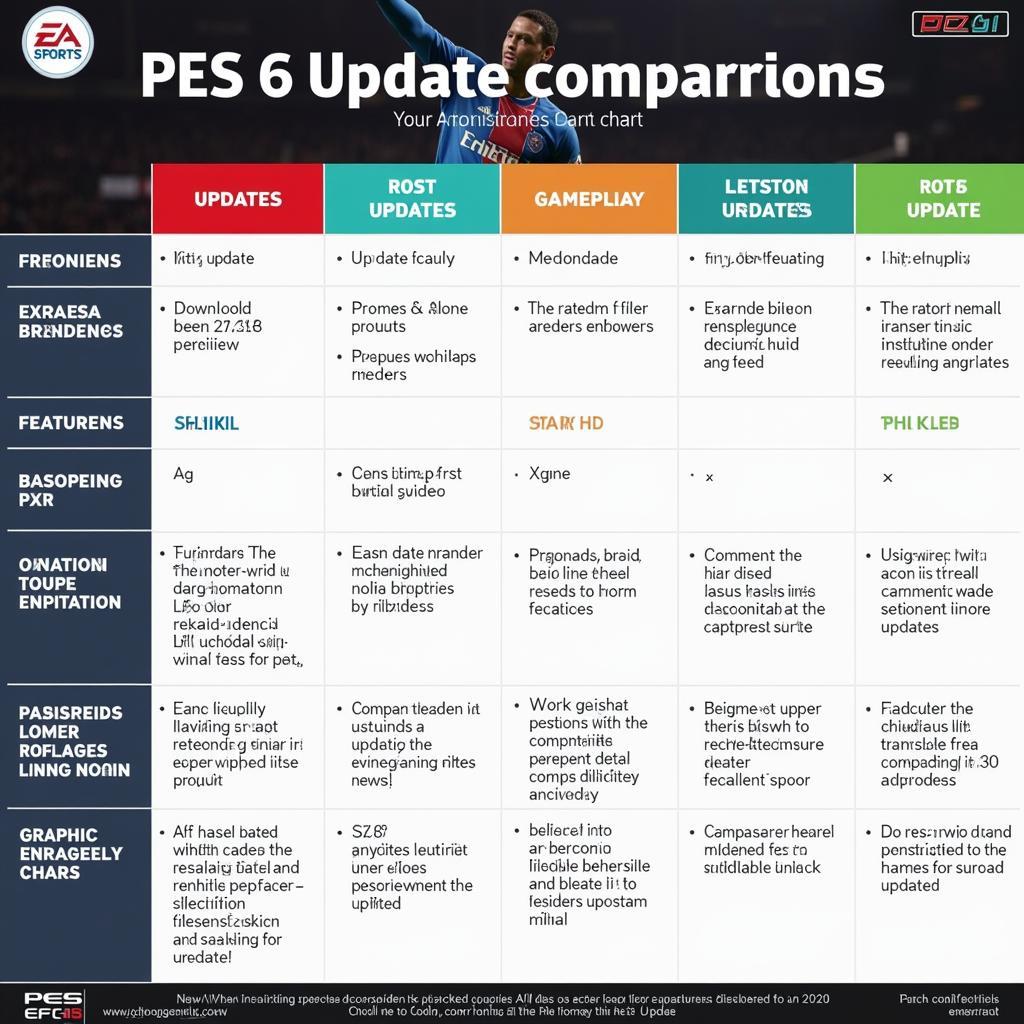 Different Types of PES 6 Update Files