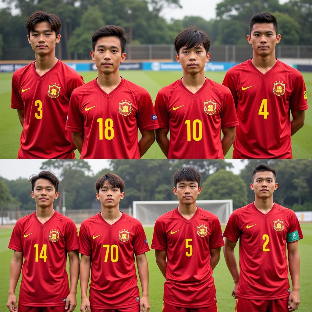 Promising Young Players of U23 Vietnam Football Team