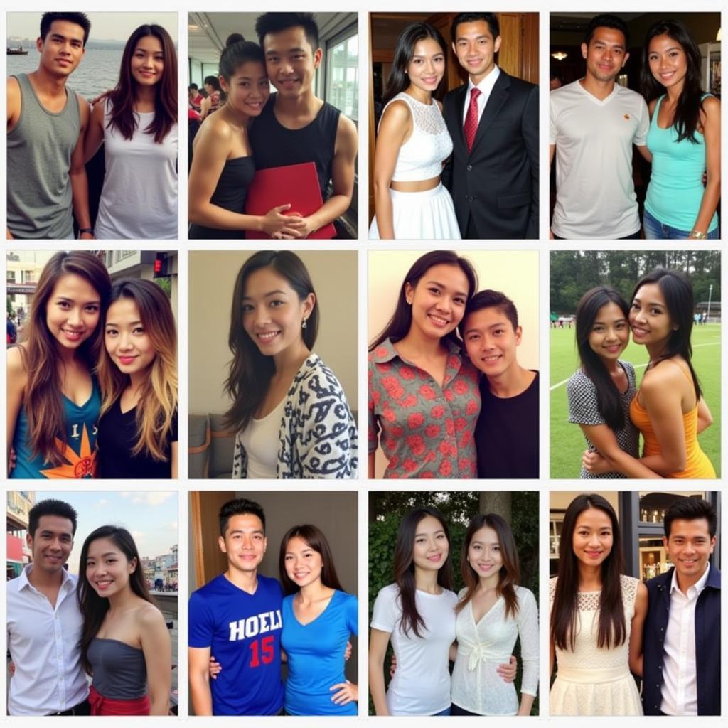 U23 Vietnam players and their girlfriends featured on Kenh14