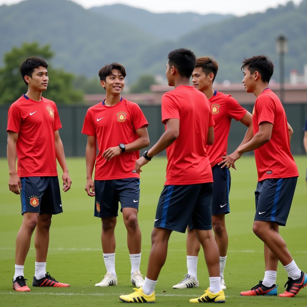 U23 Vietnam Team Dynamics and Player Interaction